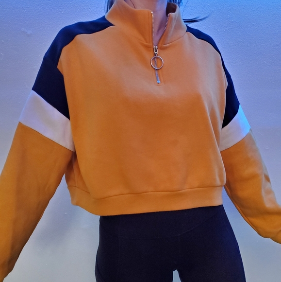 DIVIDED Yellow Pullover - Picture 1 of 2